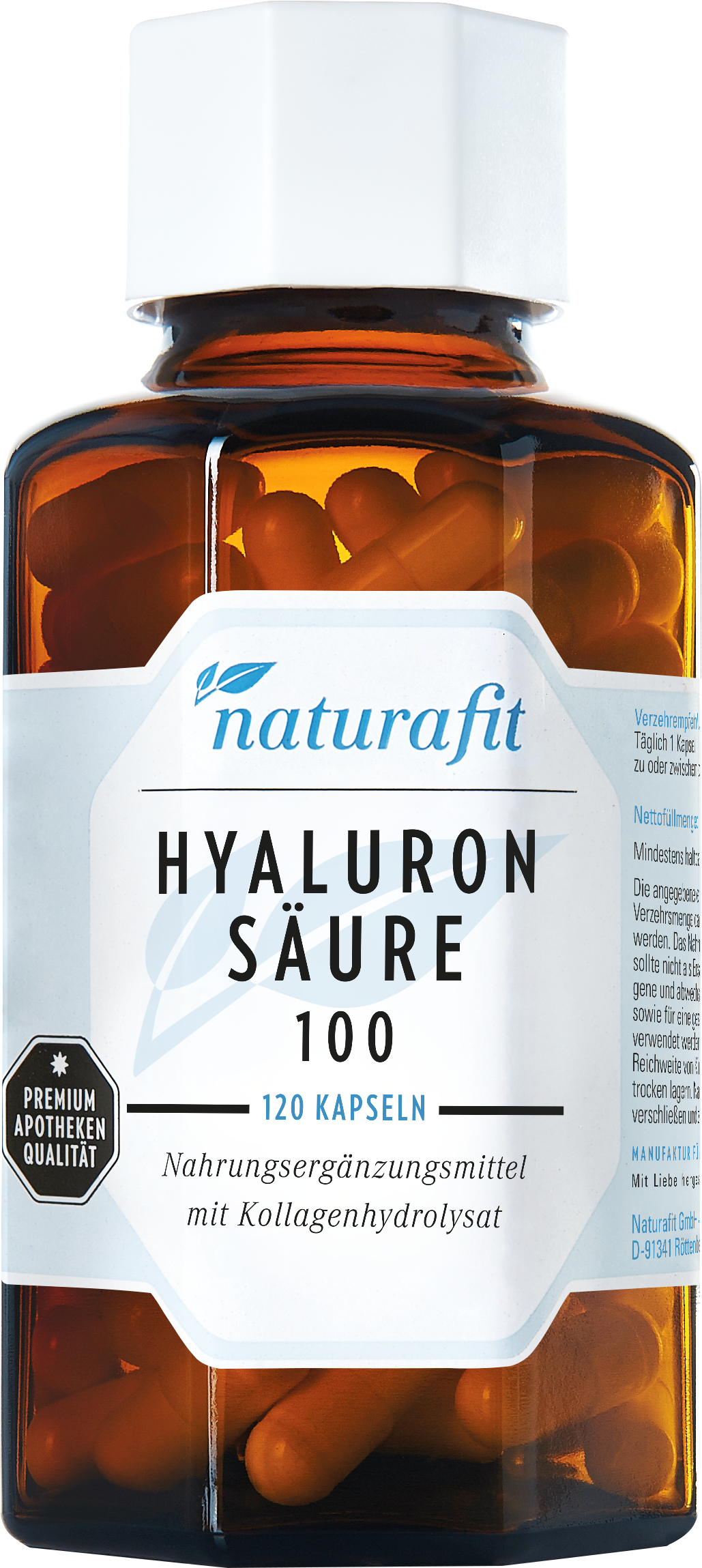 NATURAFIT Hyaluronsäure 100 Kollagenhydrolysat 350 NATURAFIT Hyaluronsäure 100 Kollagenhydrolysat 350